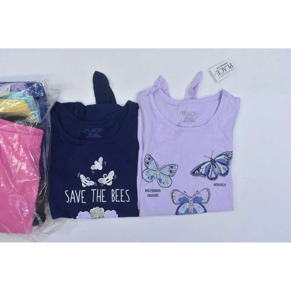 The Childrens Place Bulk Lot Of 10 Girls Size Medium 7/8 Mix Season Tops Bottoms